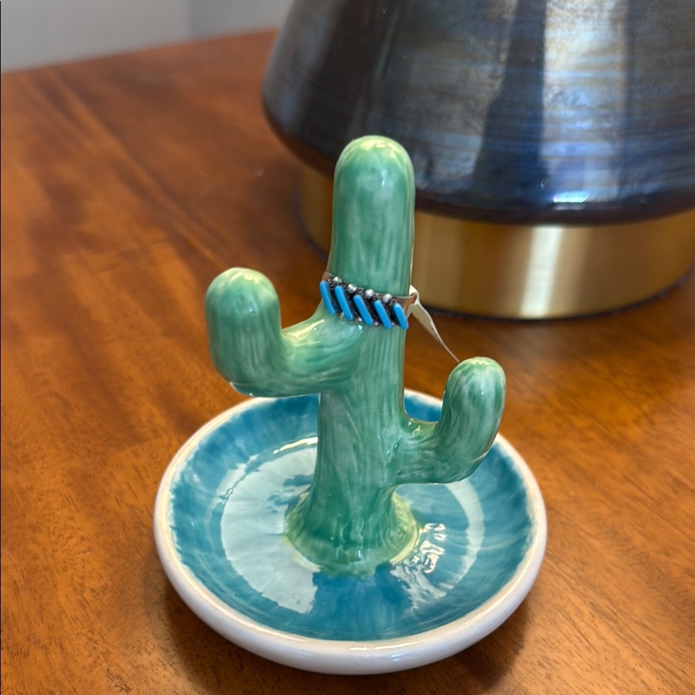 Native American turquoise sterling silver ring